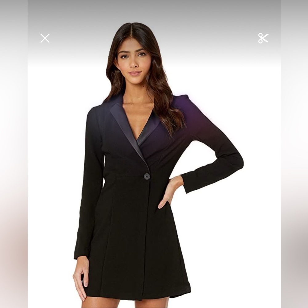 BCBGeneration Black Long Sleeve suit Dress